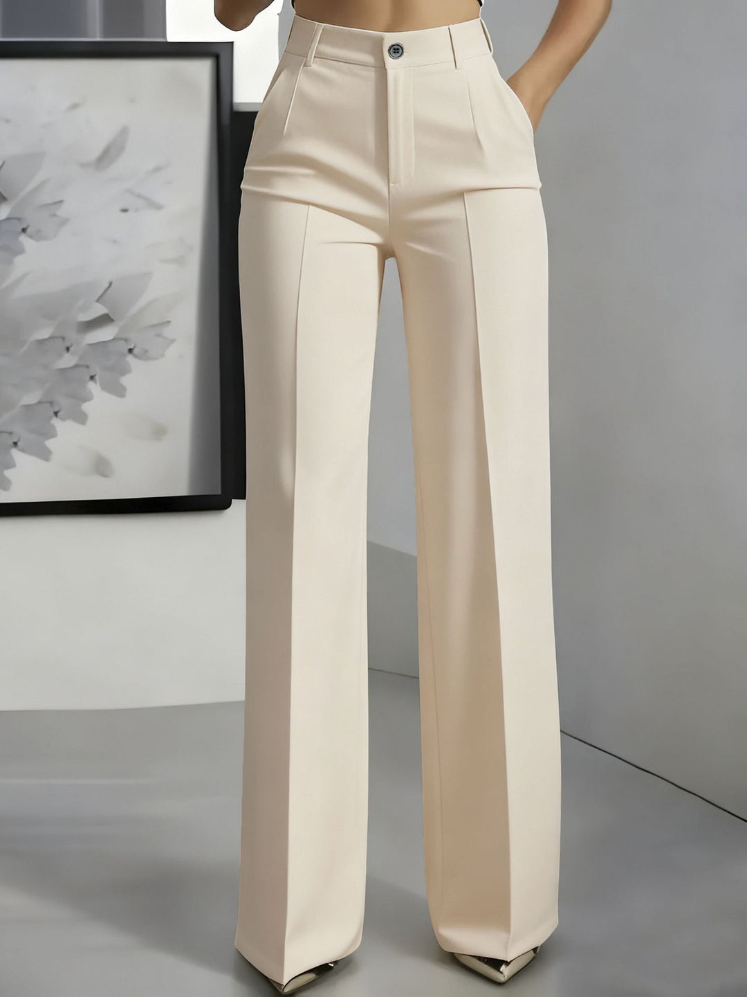 Virelta | Women’s High-Waist Trousers with straight-leg cut and tailored finish