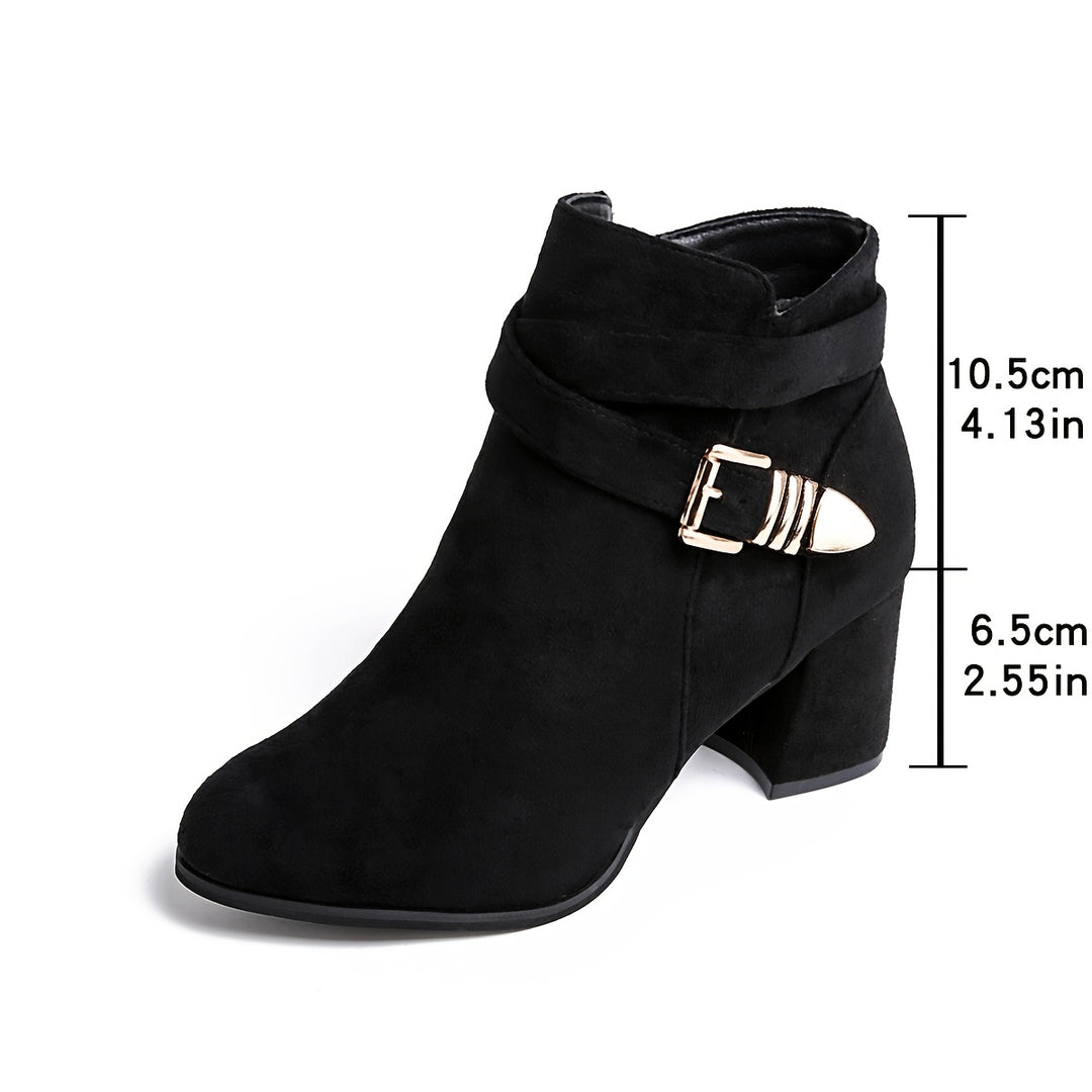 Virelle | Women’s Ankle Boots with Buckle Accent