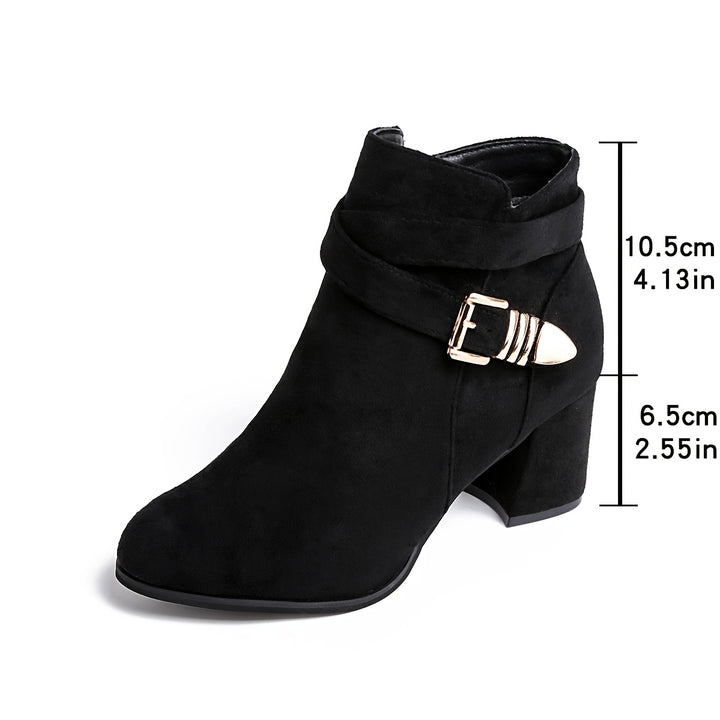 Virelle | Women’s Ankle Boots with Buckle Accent