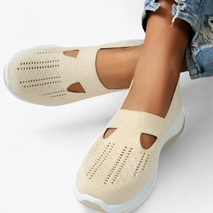 Zerina | Women’s Slip-On Trainers with perforated cut-out vibe