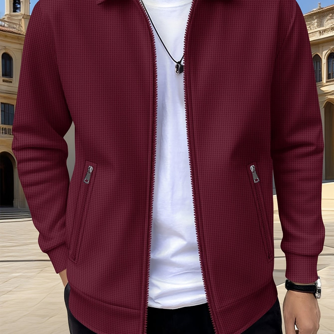 Corvin | Men’s Zip Jacket in a Clean Modern Style