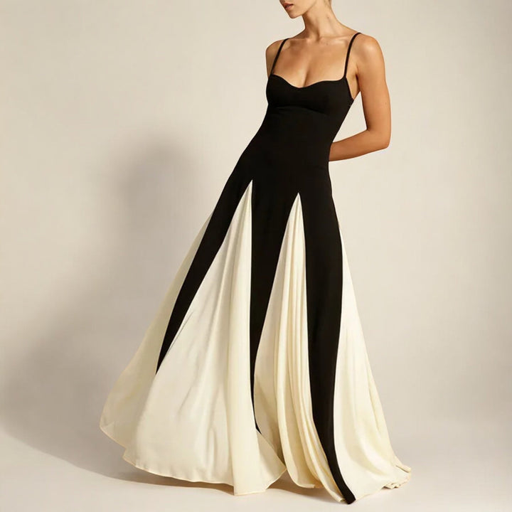 Zelina | Women’s Strappy Maxi Dress for Chic Ensemble