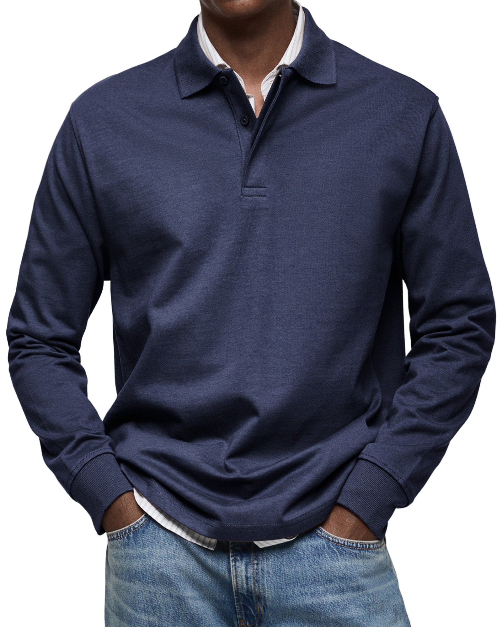 Everford™ | Nigel – Classic Long-Sleeved Polo
