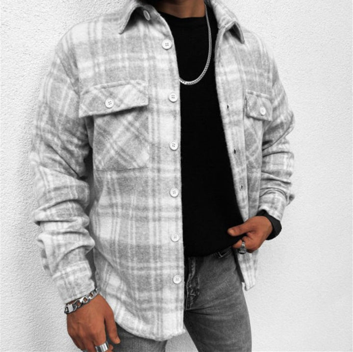 Virel | Men’s Check Shirt Jacket for Casual Layering