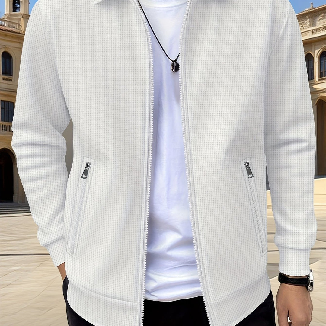 Corvin | Men’s Zip Jacket in a Clean Modern Style