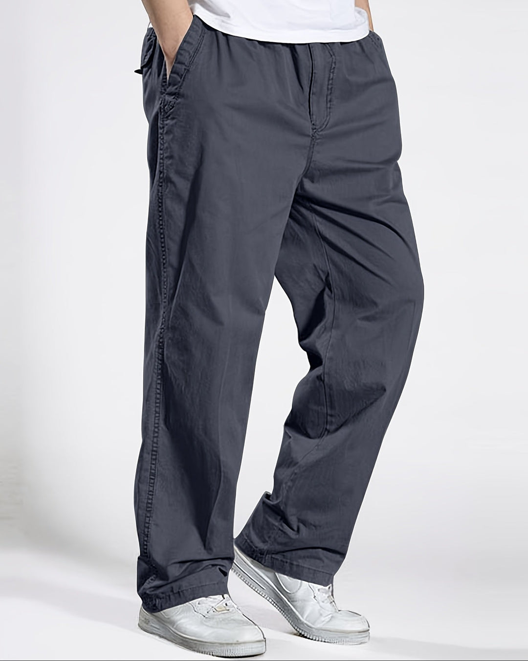 Dravion | Men’s Casual Trousers with a relaxed straight-leg build