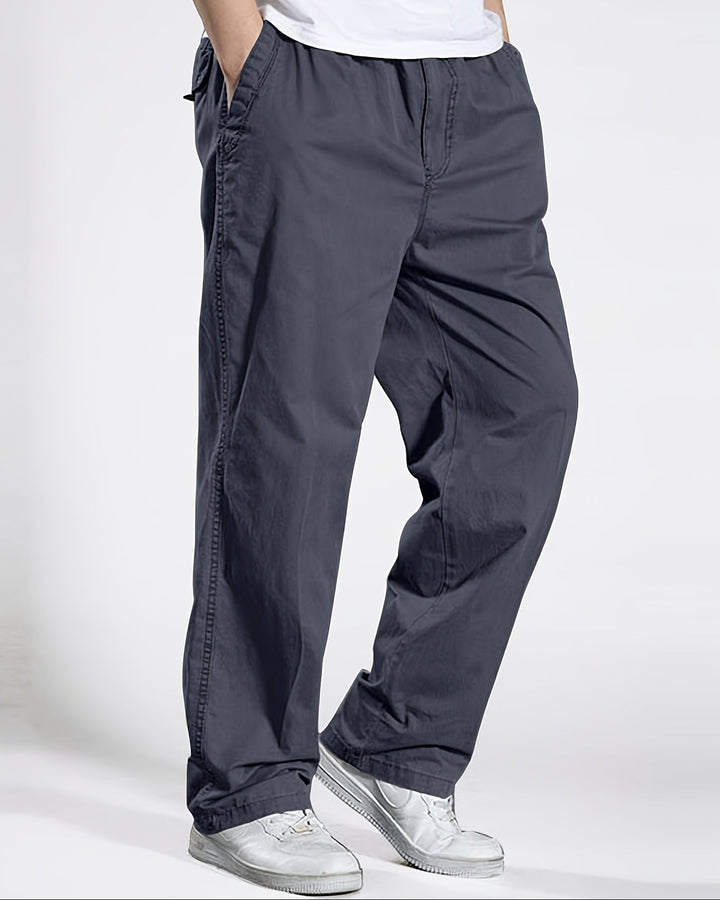 Dravion | Men’s Casual Trousers with a relaxed straight-leg build