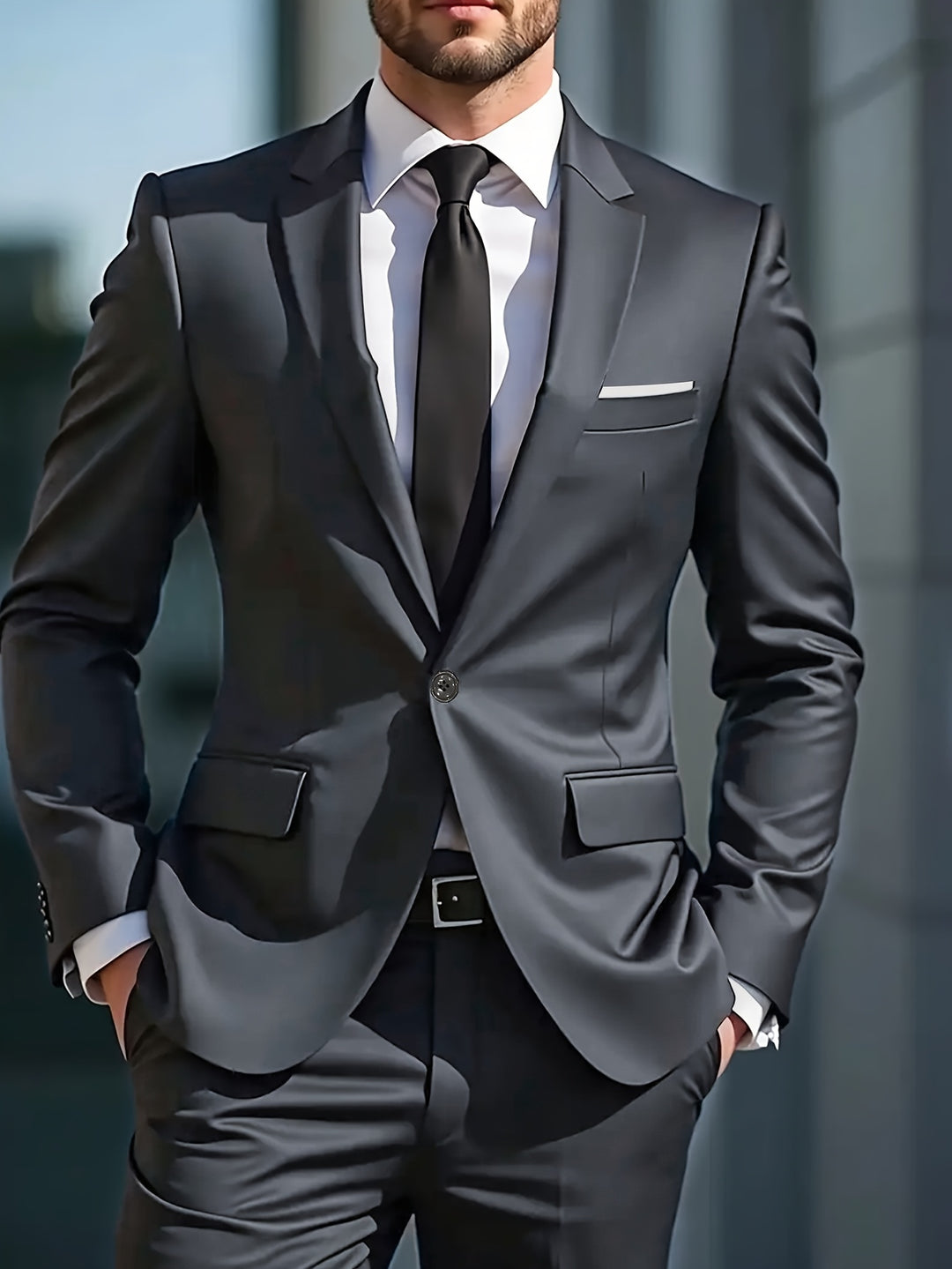 Trevano | Men’s Two-Piece Suit with tailored fit and sleek modern theme