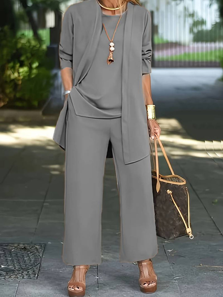 Roxanne | Women’s Three-Piece Set for Neat Casual Appearance