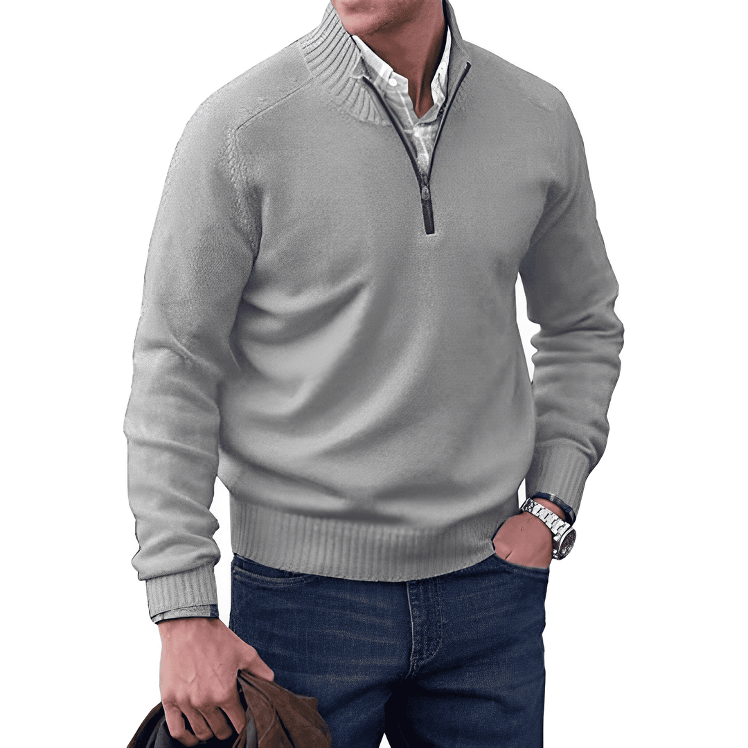 Calen | Men’s Quarter Zip Jumper designed for everyday layering