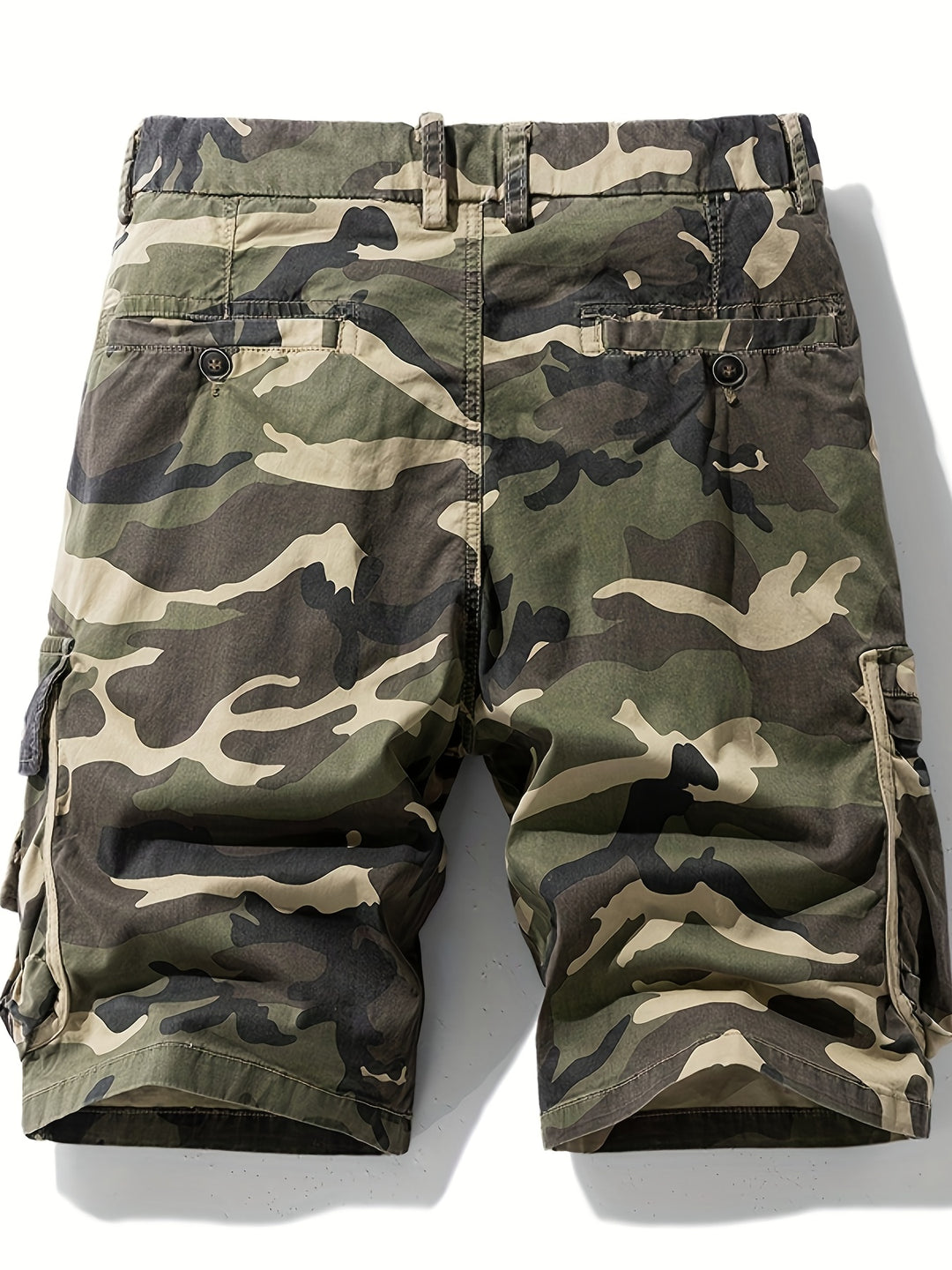 Varkon | Men’s Cargo Shorts featuring camo motif