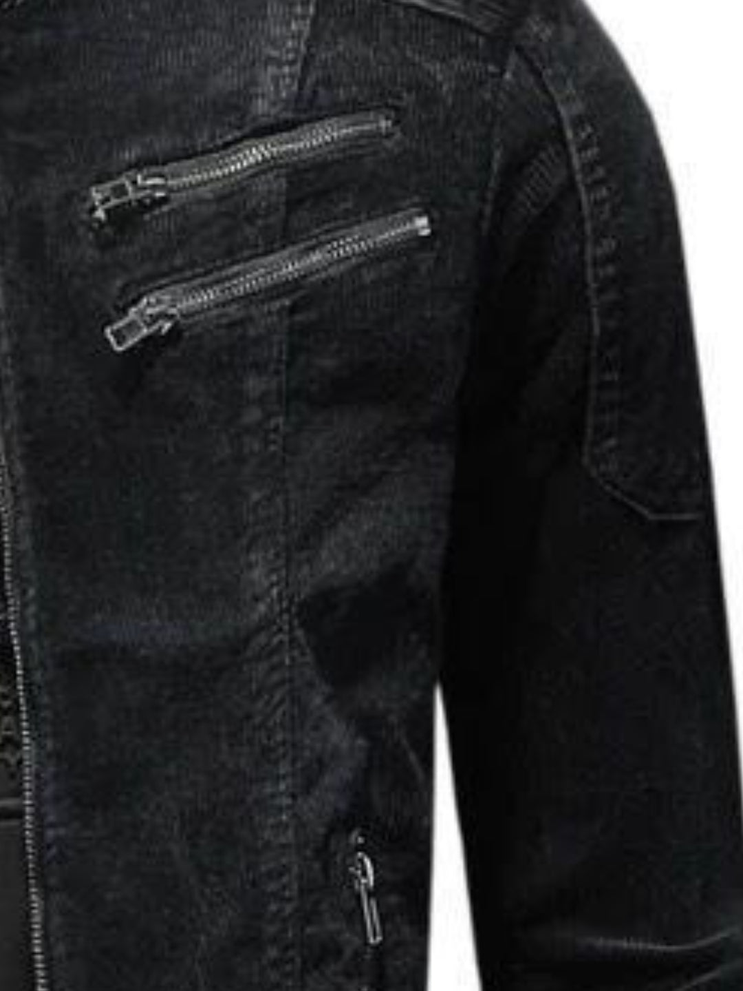 Draven | Men’s Biker Jacket featuring Zip Details