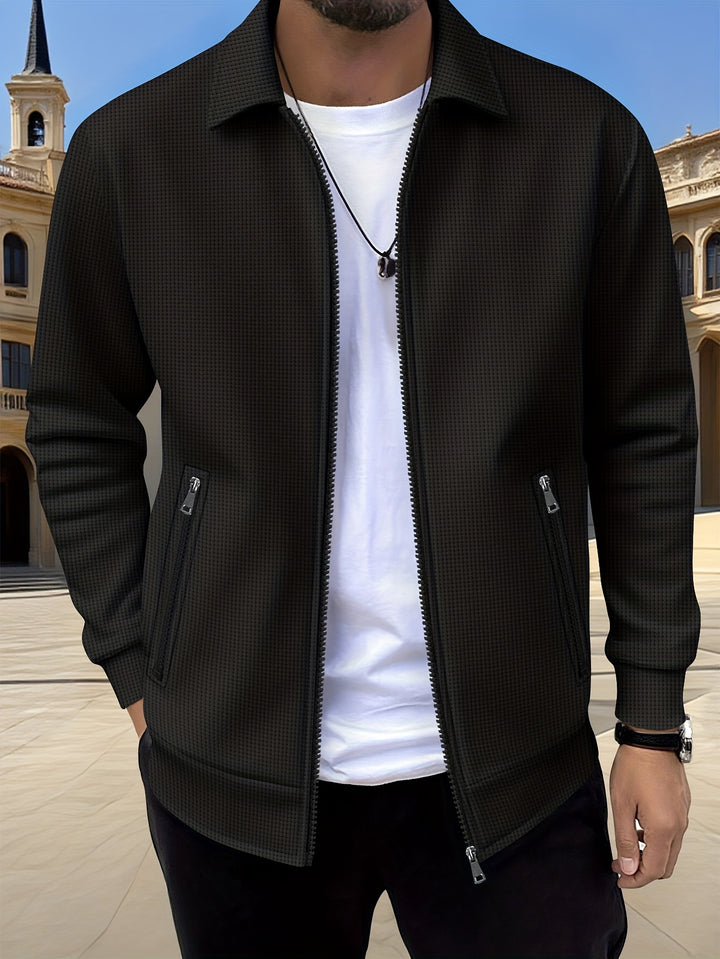 Corvin | Men’s Zip Jacket in a Clean Modern Style