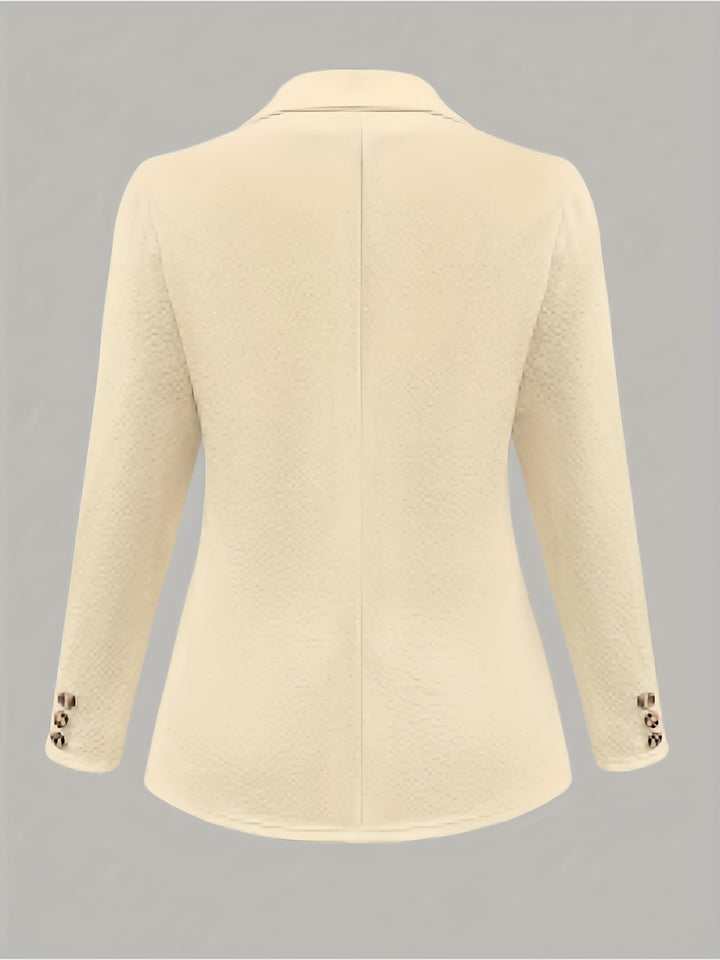 Velora | Women’s Open-Front Blazer with cuff button closure
