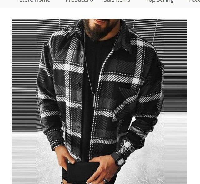 Virel | Men’s Check Shirt Jacket for Casual Layering