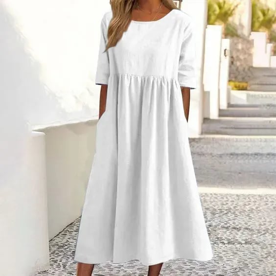 Mirella | Women’s Everyday Midi Dress with Clean Design