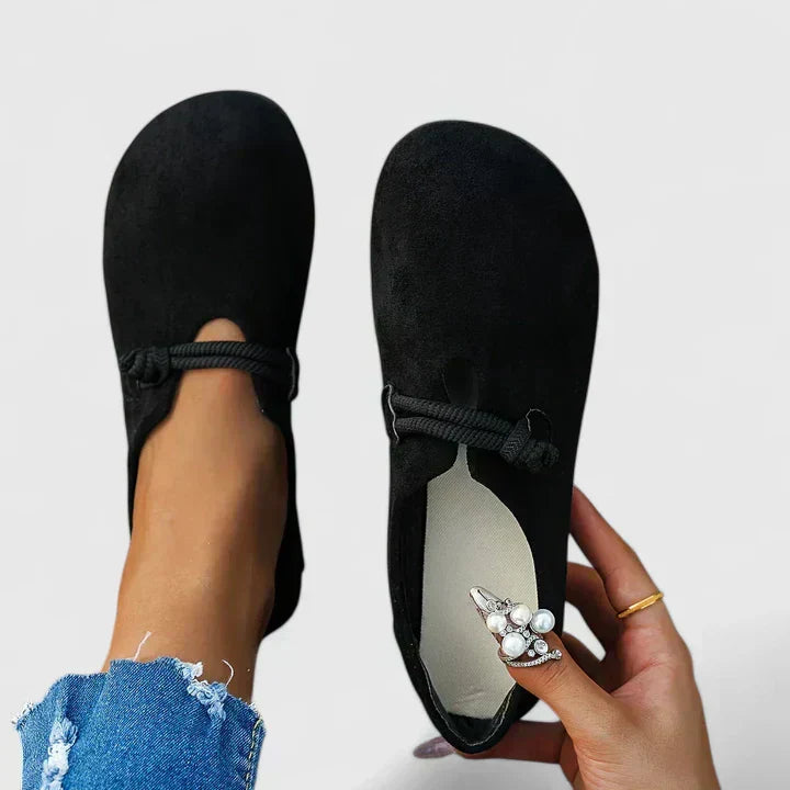Ottilie | Women’s Slip-On Flats featuring Rope Strap Accent