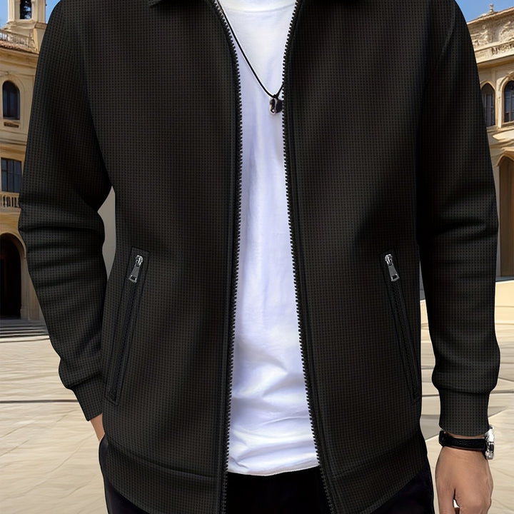 Corvin | Men’s Zip Jacket in a Clean Modern Style
