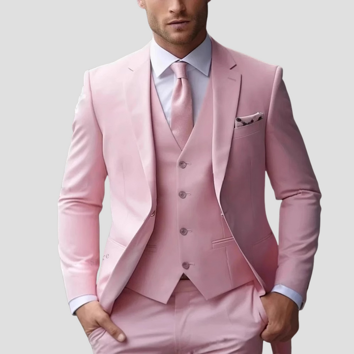 Lorvian | Men’s Three-Piece Suit with tailored fit and refined formal identity