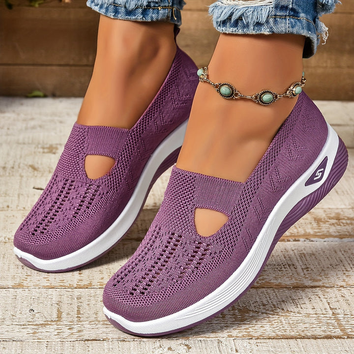 Elvora | Women’s Slip-On Trainers with breathable design and lightweight sole