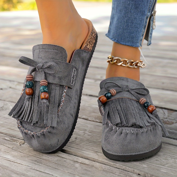 Brivana | Women’s Slip-On Loafers with Tassel Touch