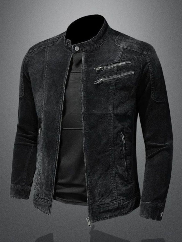 Draven | Men’s Biker Jacket featuring Zip Details