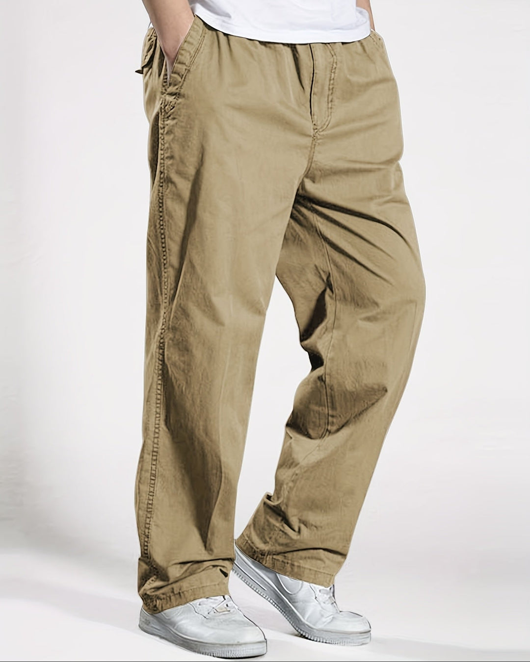 Dravion | Men’s Casual Trousers with a relaxed straight-leg build