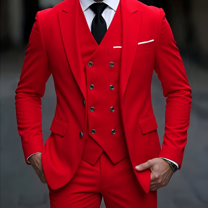 Norvian | Men’s Three-Piece Suit in a sharp tailored contour