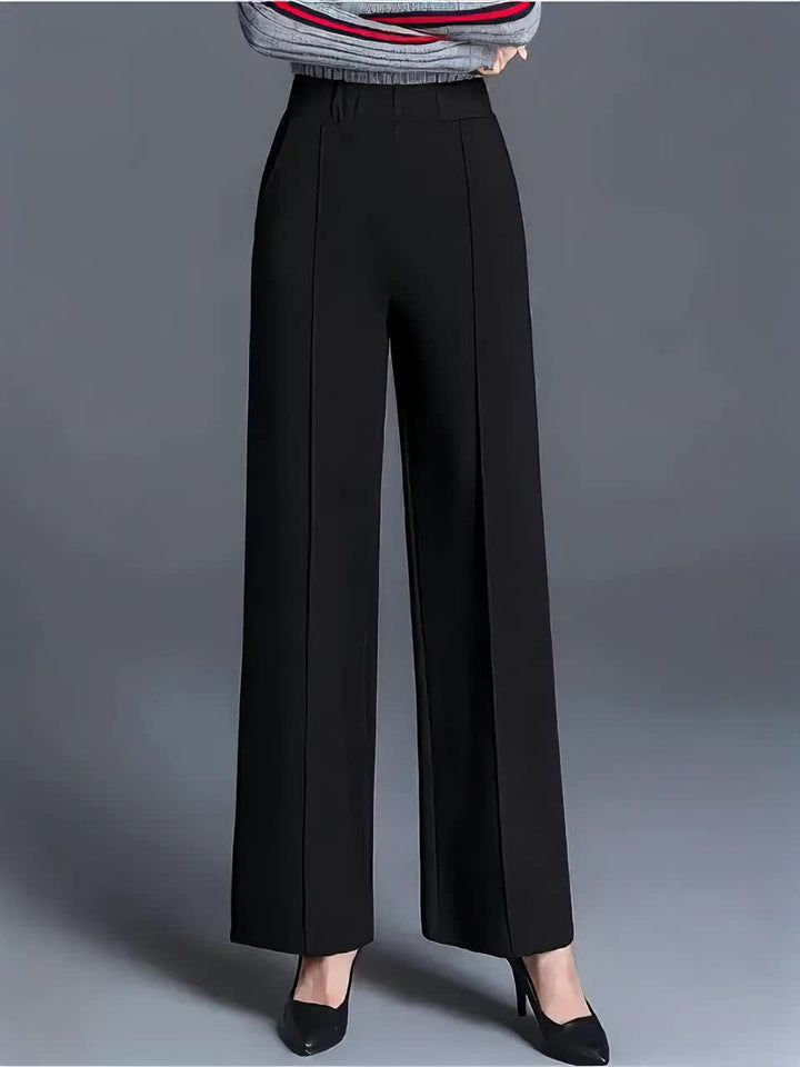 Lioren | Women’s High Waist Trousers with a tailored wide leg