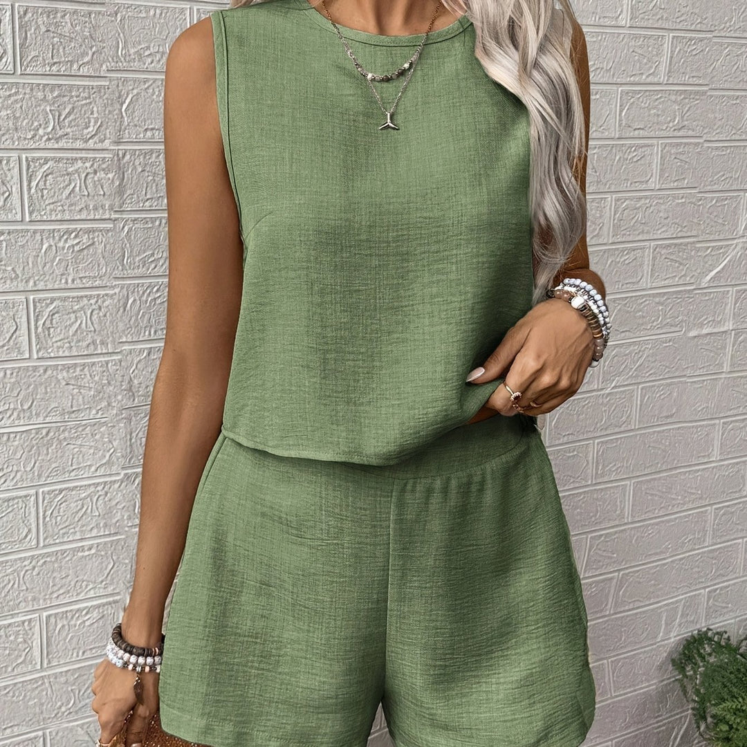 Tia | Women’s Sleeveless Co-Ord Set for Summertime escapes