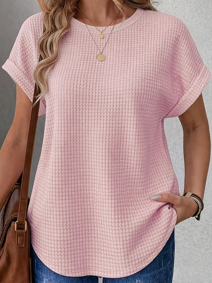 Lydia | Women’s Relaxed T-Shirt with Turn-Up Sleeves