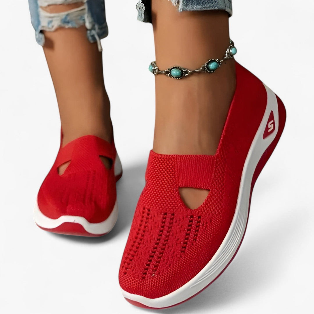 Zerina | Women’s Slip-On Trainers with perforated cut-out vibe