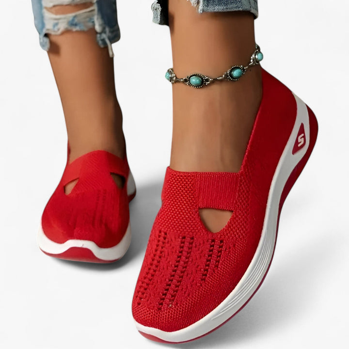 Zerina | Women’s Slip-On Trainers with perforated cut-out vibe
