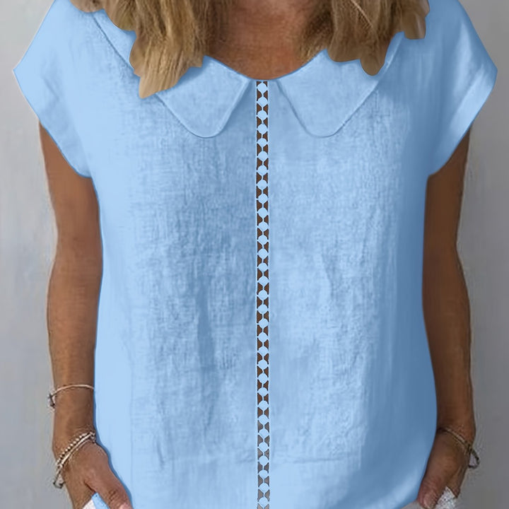 Juliette | Women’s Blouse featuring a Peter Pan Collar