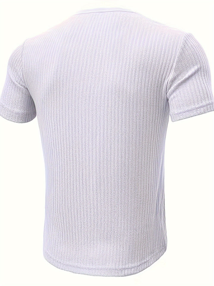 Darex | Men’s Henley T-Shirt featuring a button placket