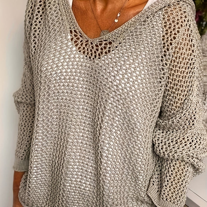 Javeline | Women’s Top featuring Openwork Refined Accent