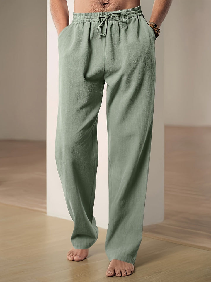 Renzo | Men’s Drawstring Trousers with Relaxed Fit