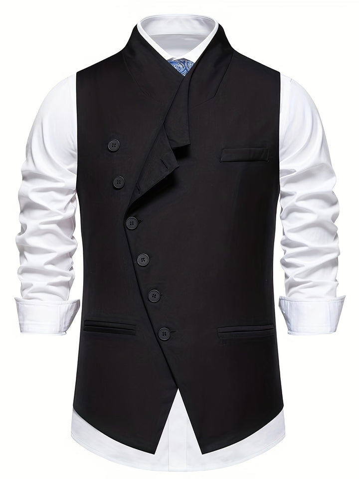 Valdren | Men’s Waistcoat with double-breasted front and tailored proportion
