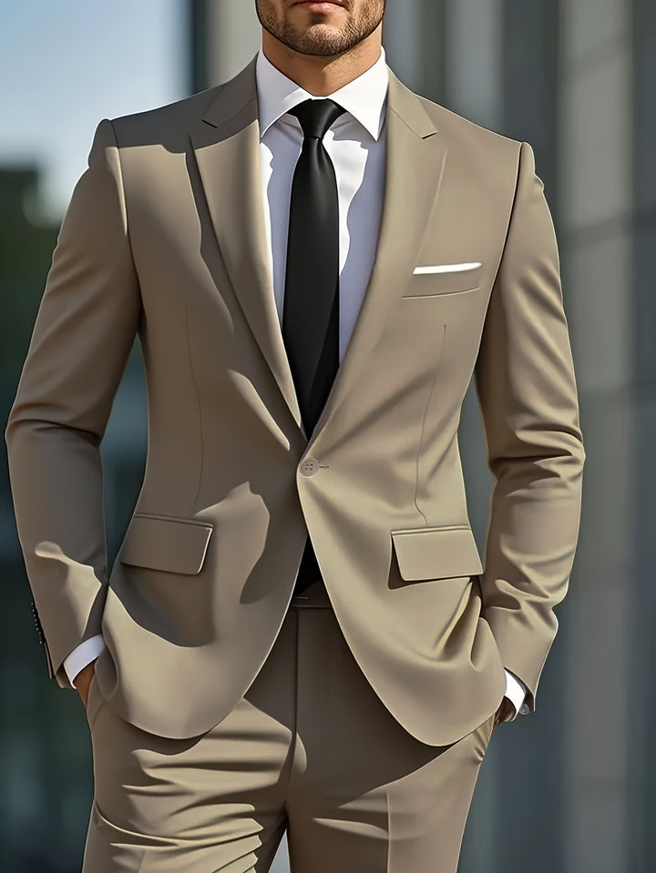 Trevano | Men’s Two-Piece Suit with tailored fit and sleek modern theme