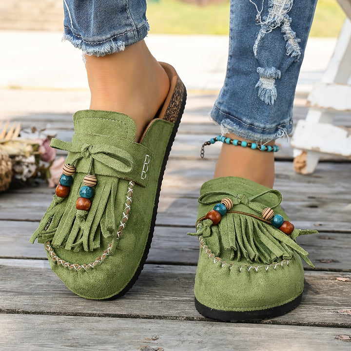 Brivana | Women’s Slip-On Loafers with Tassel Touch