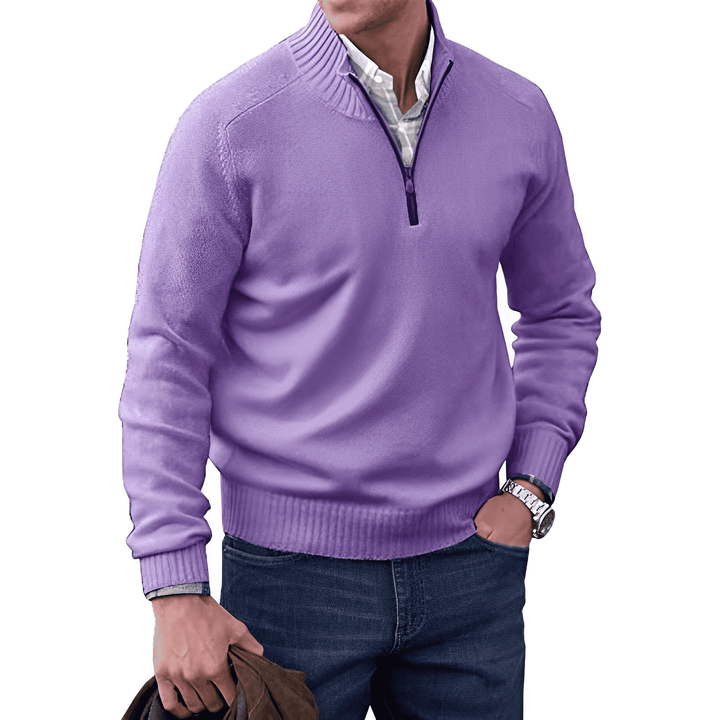 Calen | Men’s Quarter Zip Jumper designed for everyday layering