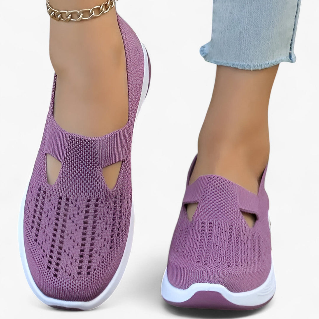 Zerina | Women’s Slip-On Trainers with perforated cut-out vibe