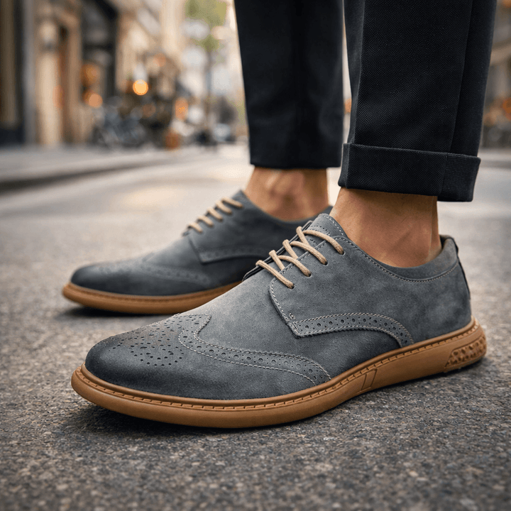 Bastian | Men’s Brogue Shoes for Neat Casual Clothing