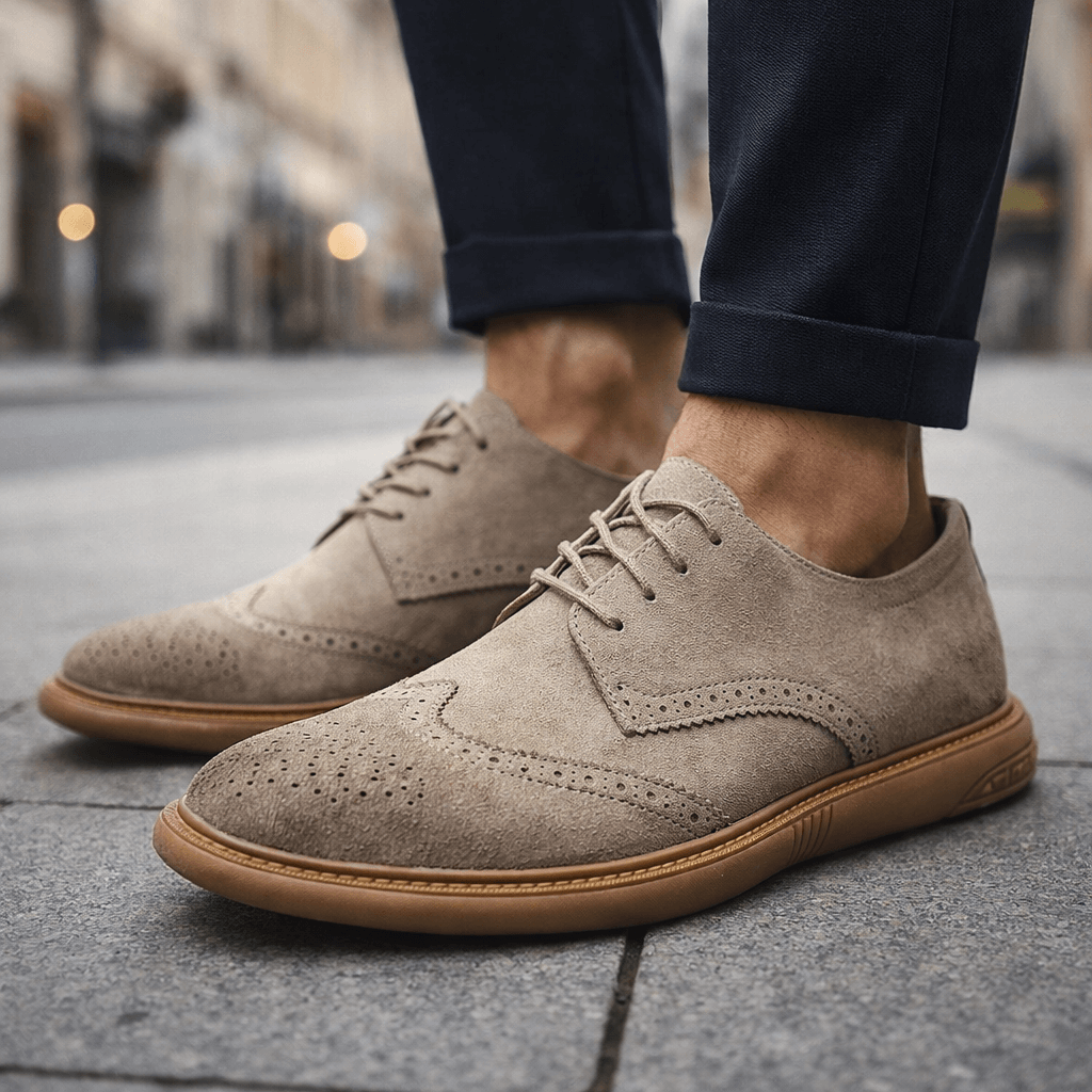 Bastian | Men’s Brogue Shoes for Neat Casual Clothing