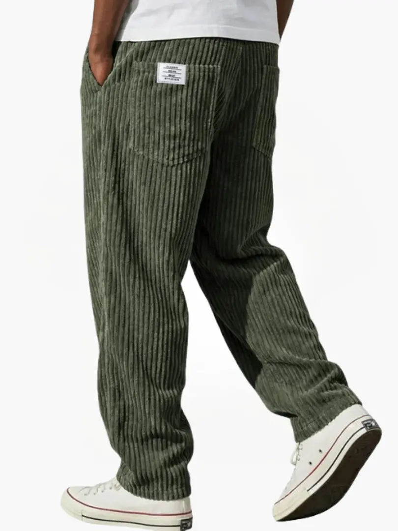Rovek | Men’s Trousers with relaxed fit and elastic core line
