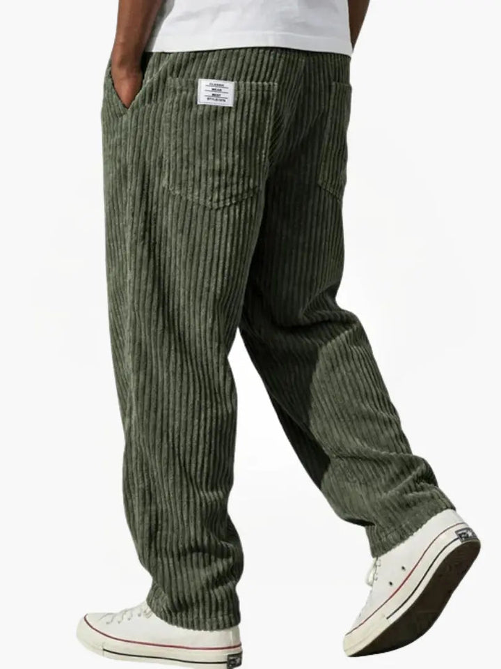 Rovek | Men’s Trousers with relaxed fit and elastic core line