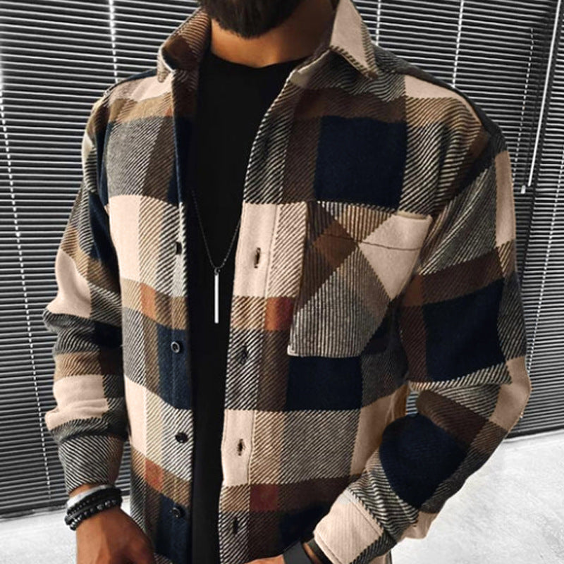 Virel | Men’s Check Shirt Jacket for Casual Layering