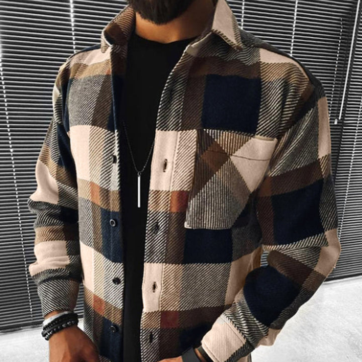 Virel | Men’s Check Shirt Jacket for Casual Layering