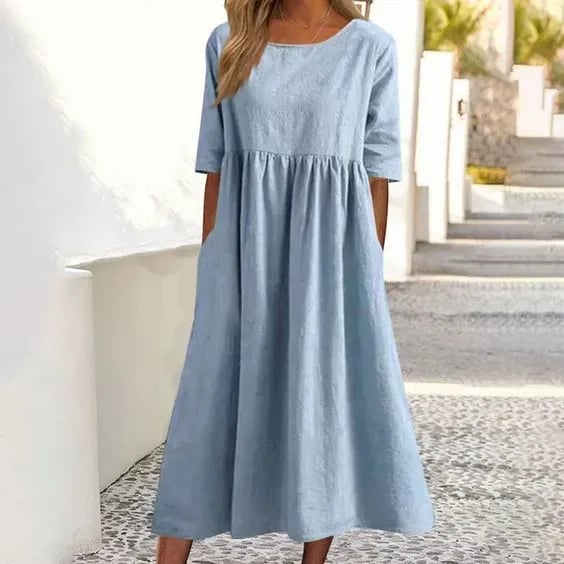 Mirella | Women’s Everyday Midi Dress with Clean Design
