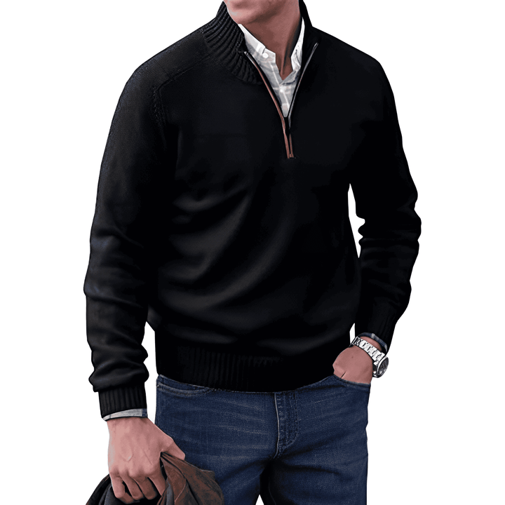 Calen | Men’s Quarter Zip Jumper designed for everyday layering